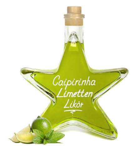 Caipirinha Limettenlikör 0,2 L Sternflasche spritzig fruchtiger Cocktail Likör 16% Vol Mengenrabatt von Geniess-Bar!