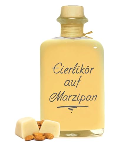 Eierlikör auf Marzipan 0,7L - Sehr sämig & süffig 20% Vol. von Geniess-Bar!