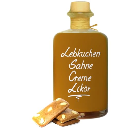 Lebkuchen Sahnecreme Sahne Likör 0,5L Weihnachtslikör Präsent Winterlikör Geschenkidee von Geniess-Bar!