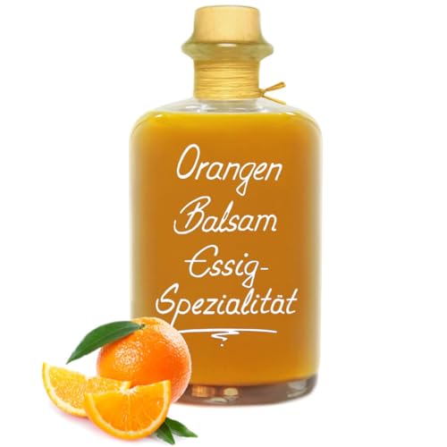 Orangen Balsam Essig - Spezialität 0,7L mit 68% Fruchtanteil & intensiver Fruchtnote sehr mild 5% Säure von Geniess-Bar!