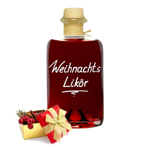 Weihnachtslikör 0,5L Rote Beeren mit Gewürzen & einem Schuss Rum 22% Vol von Geniess-Bar!