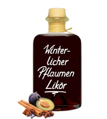 Winterlicher Pflaumen Likör 1L aromatisch saftig & lecker 20% Vol. von Geniess-Bar!