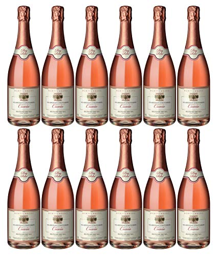 Heilbronner Staufenberg Cuvée Rosé Sekt Dry, Genossenschaftskellerei Heilbronn, Württemberg (12 x 0,75 l) von Genossenschaftskellerei Heilbronn