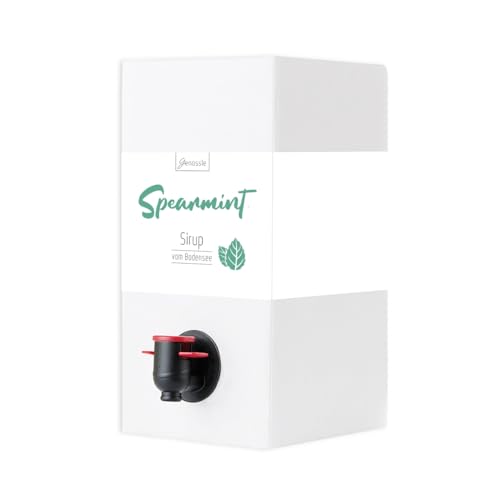 BIO Spearmint-Sirup 3 l - Genüssle Spearmint Sirup vom Bodensee von Genüssle