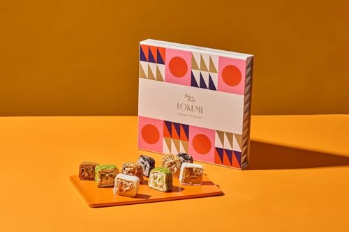 Genuss Berlin I Lokumi All-Stars 750g I Exklusives Nougat Pralinen Geschenkset I Süßigkeiten Box mit Pistazien, Kokos & Schokolade I Handgemachte Türkische Süßigkeit I Ideal für Feste & Geschenke von Genuss Berlin