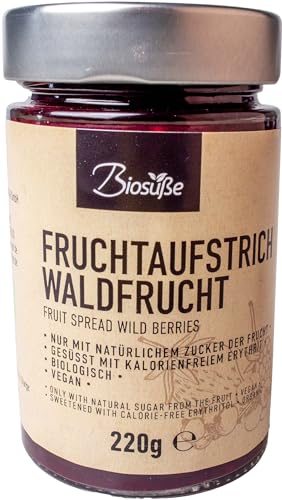 Genuss ohne Reue Biosüße Bio-Fruchtaufstrich Waldfrucht 2 x 225 gr von Genuss ohne Reue