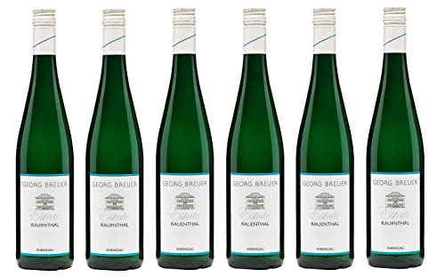 6x 0,75l - 2022er - Georg Breuer - Rauenthal "Estate" - Riesling - Qualitätswein Rheingau - Deutschland - Weißwein trocken von Georg Breuer