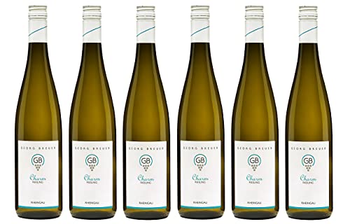 6x 0,75l - 2023er - Georg Breuer - GB - Charm - Riesling - Qualitätswein Rheingau - Deutschland - Weißwein halbtrocken von Georg Breuer