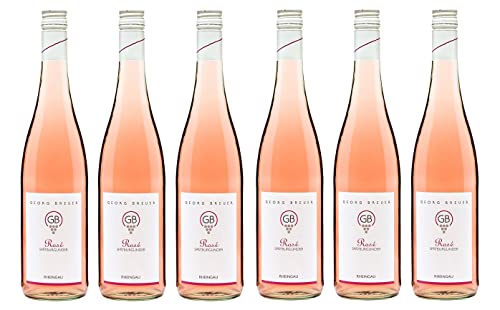 6x 0,75l - 2023er - Georg Breuer - GB - Rosé - Spätburgunder Weißherbst - Qualitätswein Rheingau - Deutschland - Rosé-Wein trocken von Georg Breuer