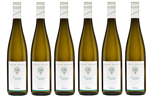 6x 0,75l - 2023er - Georg Breuer - GB - Sauvage - Riesling - Qualitätswein Rheingau - Deutschland - Weißwein trocken von Georg Breuer