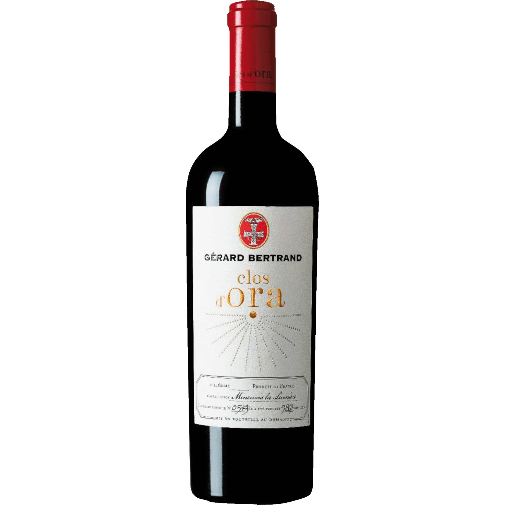 Gérard Bertrand Clos d' Ora, Minvervois AOP, Languedoc-Roussillon, 2017, Rotwein von Gérard Bertrand,11100,Narbonne,Frankreich