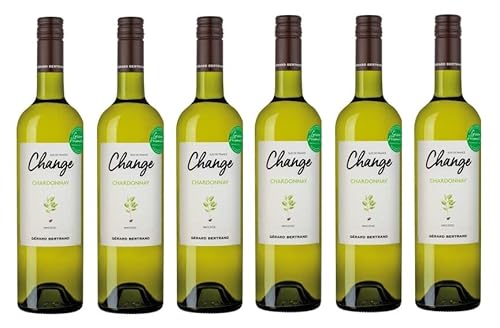 6x 0,75l - Gérard Bertrand - Change - Chardonnay - Pays d'Oc I.G.P. - Languedoc - Frankreich - Weißwein trocken von Gérard Bertrand - Change