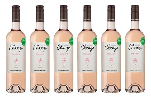 6x 0,75l - Gérard Bertrand - Change - Grenache Rosé - Pays d'Oc I.G.P. - Languedoc - Frankreich - Rosé-Wein trocken von Gérard Bertrand - Change