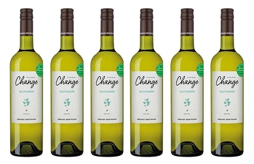 6x 0,75l - Gérard Bertrand - Change - Sauvignon Blanc - Pays d'Oc I.G.P. - Languedoc - Frankreich - Weißwein trocken von Gérard Bertrand - Change