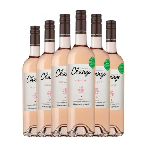 Gérard Bertrand Change Rosé Grenache 75 cl Rosé-Wein (Karton mit 6 Flaschen von 75 cl) von Gérard Bertrand Vigneron