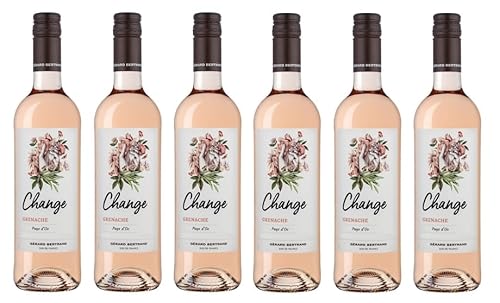 6x 0,75l - 2022er - Gérard Bertrand - Change - Grenache Rosé - Pays d'Oc I.G.P. - Frankreich - Rosé-Wein trocken von Gérard Bertrand