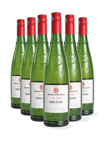 Gérard Bertrand Héritage An 1618 Weißwein | Piquepoul | AOP Picpoul de Pinet Sec | (6 x 0.75 l) von Gérard Bertrand