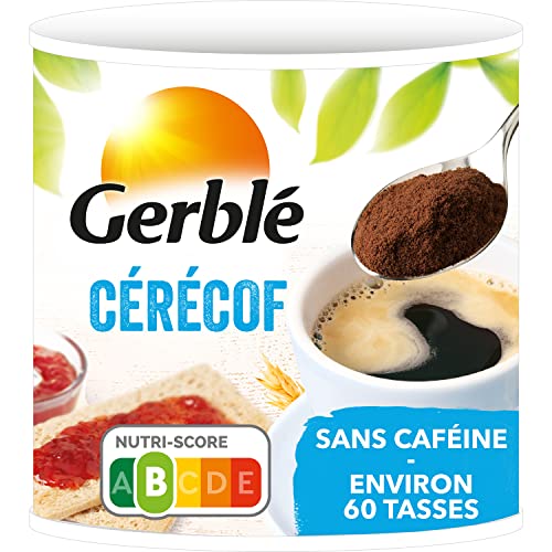Gerblé reduzierter Gehalt - Sofortgetränk aus Getreide und Röstchen, natürlich koffeinfrei, 1 Box, ca. 60 Tassen, 4220 von Gerblé
