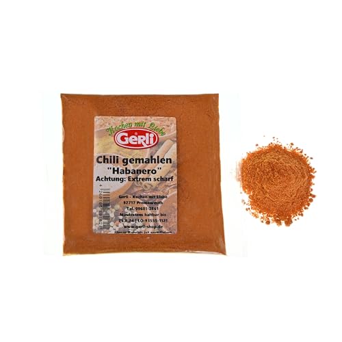 Habanero Chili (extrem scharf) Gerli Gewürze 20 g von Gerli