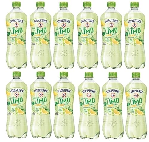 12 Flaschen Gerolsteiner Leichte Limo Citrus-Minze a 0,75 L Inc. EINWEG Pfand von Gerolsteiner