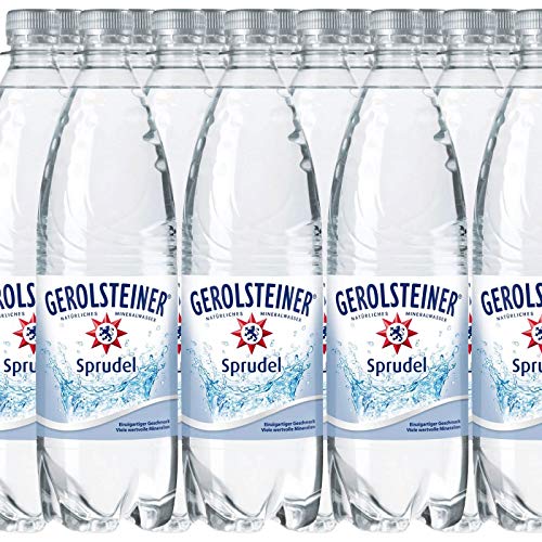 18 Flaschen Gerolsteiner Classic Sprudel Mineralwasser a 1000ml in PET inc. 2.70€ Mehrweg Flasche von Gerolsteiner