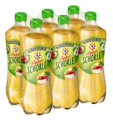 Gerolsteiner Apfelschorle, Einweg (6 X 0,75 L) , 750 Ml (6Er Pack) von Gerolsteiner