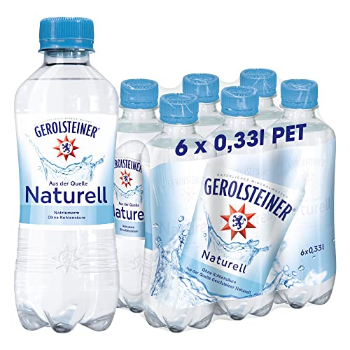 Gerolsteiner Naturell, EINWEG (6 x 0,33l) von Gerolsteiner