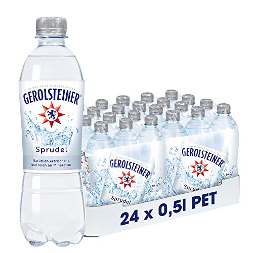 Gerolsteiner Sprudelwasser in Einwegflasche, 24 x 500 ml von Gerolsteiner
