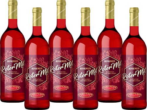 GERSTACKER HONIGWEIN Roter Met (6 x 0,745 l) von Gerstacker