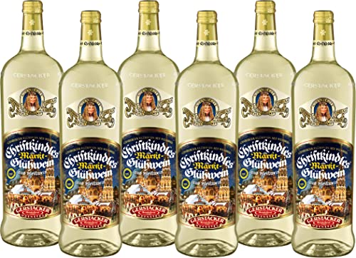 GERSTACKER Nürnberger Christkindles® Markt-Glühwein aus Weißwein g.g.A. (6 x 1l) von Gerstacker