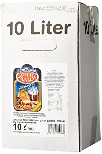 Glüh-Punsch Fruchtpunsch (1 x 10 l Bag-in-Box) von Gerstacker