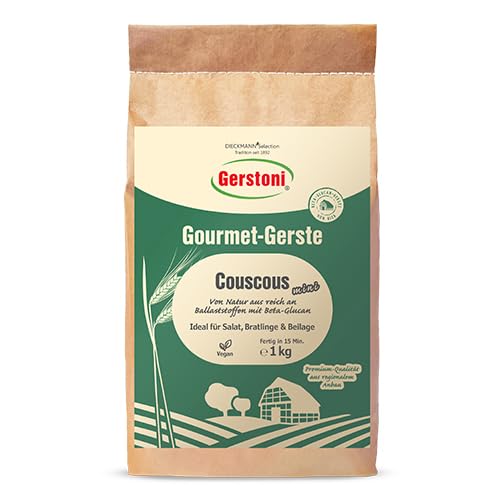 Gerstoni Gersten Couscous 1kg, ohne Weizen, POWERFOOD aus regionalem Anbau von Gerstoni