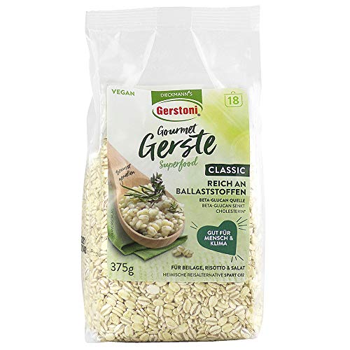 Gerstoni Gourmet Gerste Classic 375 g, mild-nussig, POWERFOOD aus regionalem Anbau, BETA-GLUCAN-Quelle von Gerstoni