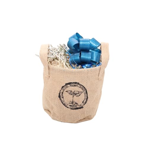 Jutekorb zum Selbstbefüllen - 16 cm Durchmesser | Geschenkkorb für kreative Packideen von Geschenkkorb-Laden.de