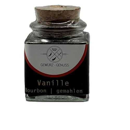 Vanille Bourbon gemahlen, 12g - Bourbon-Vanille mit blumig-würzigem Aroma by Gewürz-Genuss von Gewürz-Genuss