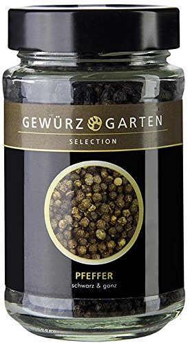 Gewürzgarten Pfeffer, schwarz, ganz, 120g von Gewürzgarten