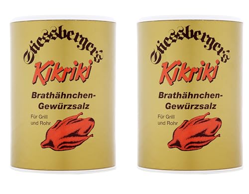 2 x Stiessberger's Kikriki Kikeriki Brathähnchen Gewürz 250g von Gewürzkontor München Tu´ Dir gut!