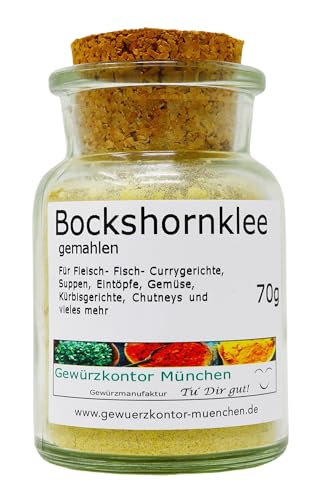 Bockshornklee Samen gemahlen 70g im Glas Gewürzkontor München von Gewürzkontor München Tu´ Dir gut!