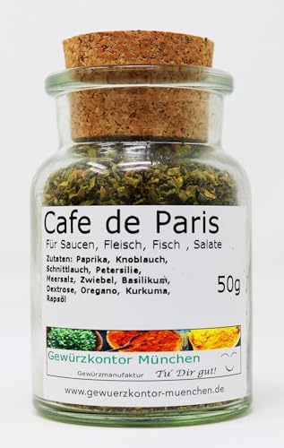 Café de Paris französische Gewürzmischung 50g Glas Gewürzkontor München von Gewürzkontor München Tu´ Dir gut!