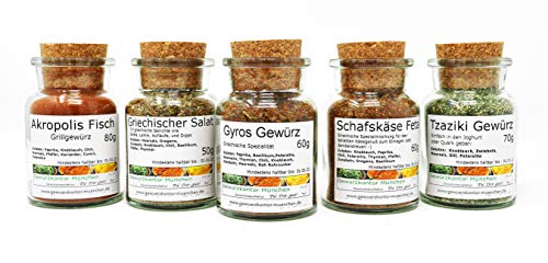 Griechische Gewürze Set im Glas Gewürzkontor München von Gewürzkontor München Tu´ Dir gut!