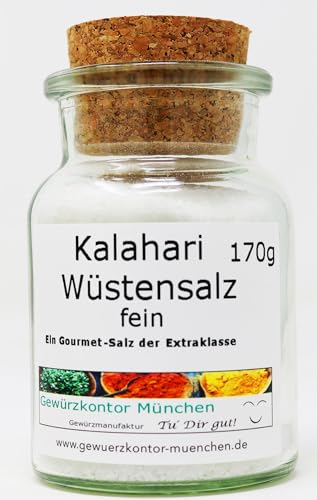 Kalahari Wüstensalz fein im Glas 170g Gewürzkontor München von Gewürzkontor München Tu´ Dir gut!
