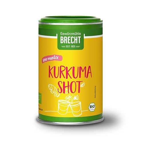 Gewürzmühle BRECHT: Gewürzzubereitung sooo munter - Kurkuma Shot Dose 80g von BRECHT