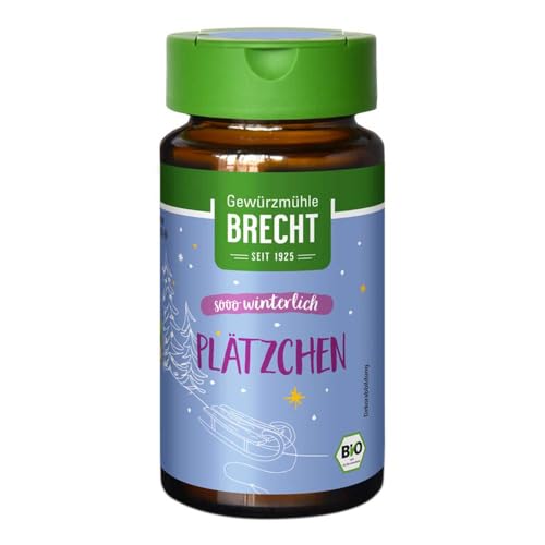 Brecht Gewürzmischung Plätzchen, Glas, 32g (12) von Gewürzmühle Brecht