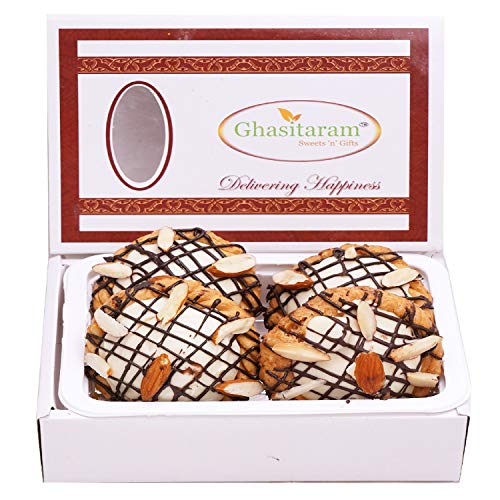 Ghasitaram Gift Holi Sweets, Holi Gifts, Holi Hamper Chocolate Filled Chandrakala 200 GMS |Gift for Diwali,Holi,Rakhi,Valentine,Christmas,Birthday,Anniversary,Her,Him| von Ghasitaram Gifts