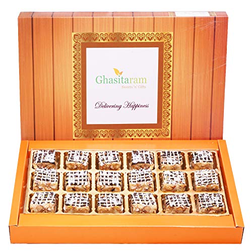 Ghasitaram Gift Holi Sweets, Holi Gifts, Holi Hamper Coconut Drfruit Bites 18 pcs |Gift for Diwali,Holi,Rakhi,Valentine,Christmas,Birthday,Anniversary,Her,Him| von Ghasitaram Gifts