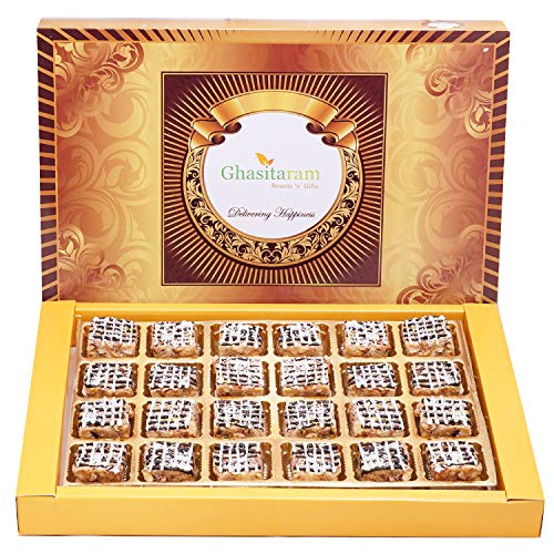 Ghasitaram Gift Holi Sweets, Holi Gifts, Holi Hamper Coconut Drfruit Bites 24 pcs |Gift for Diwali,Holi,Rakhi,Valentine,Christmas,Birthday,Anniversary,Her,Him| von Ghasitaram Gifts