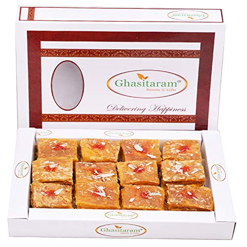 Ghasitaram Gift Holi Sweets, Holi Gifts, Holi Hamper Puffed Dryfruit Pastry Bites 400 GMS |Gift for Diwali,Holi,Rakhi,Valentine,Christmas,Birthday,Anniversary,Her,Him| von Ghasitaram Gifts