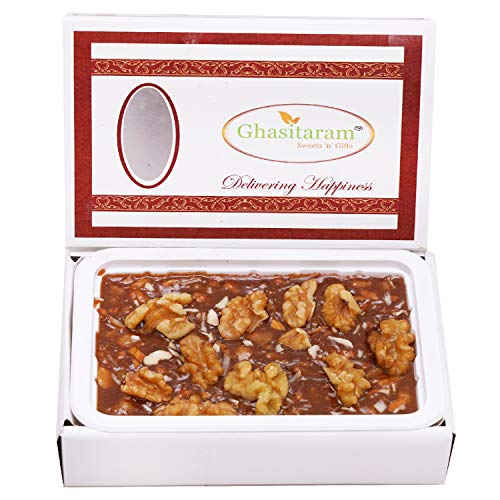 Ghasitaram Gift Holi Sweets, Holi Gifts, Holi Hamper Walnut Halwa 200 GMS |Gift for Diwali,Holi,Rakhi,Valentine,Christmas,Birthday,Anniversary,Her,Him| von Ghasitaram Gifts