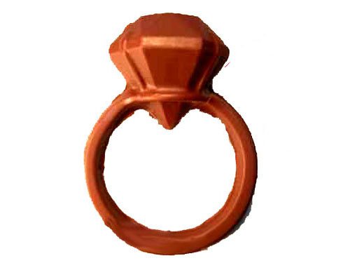 Ghasitaram Gifts Chocolate - Chocolate Diamond Ring von Ghasitaram Gifts