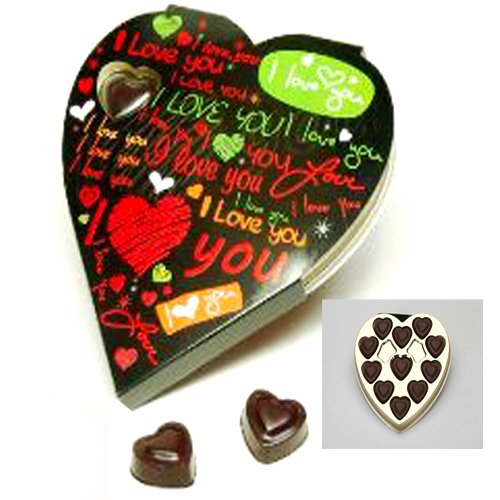 Ghasitaram Gifts Chocolate - Heart Chocolate Box von Ghasitaram Gifts